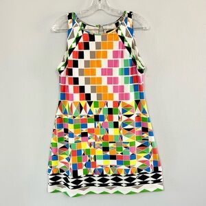HALE BOB 📊 Graphic Motif Mini Dress [Size M]